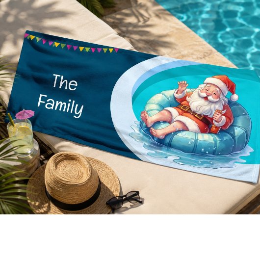 Weihnachten im Juli Pool Party Banner