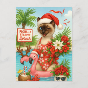 Weihnachten im Juli Pool-Party für Cat Lovers