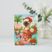 Weihnachten im Juli Pool-Party für Cat Lovers (Stehend Vorderseite)
