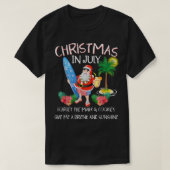 Weihnachten im Juli Pool Party Santa Men Women Vac T-Shirt (Design vorne)
