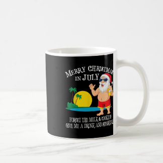 Weihnachten im Juli Poolparty Santa Männer Frauen Kaffeetasse