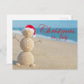 Weihnachten im Juli Postkarte (Vorne/Hinten)