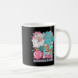 Weihnachten im Juli Retro Santa Disco Snowman G Kaffeetasse