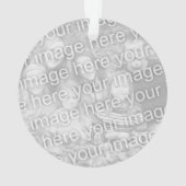 Weihnachten im Juli Sand-Dollar-Foto Ornament (Rückseite)