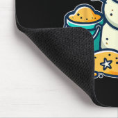 Weihnachten im Juli Sand Snowman Weihnachtsmannmüt Mousepad (Ecke)