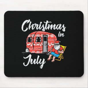Weihnachten im Juli Santa Camping Lustiges Xmas Mä Mousepad
