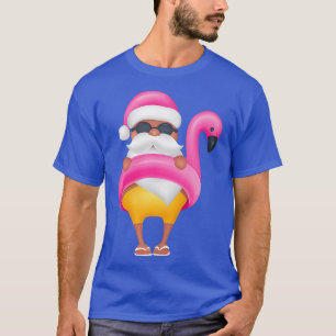 Weihnachten im Juli Santa hawaii Sonnenbrille Flam T-Shirt