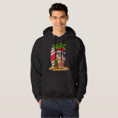 Weihnachten im Juli Santa Hawaii Surfen Sommer Chr Hoodie (Vorne ganz)