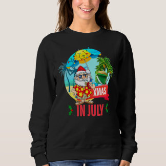 Weihnachten im Juli Santa Hut Xmas Sommer Xmas Url Sweatshirt