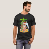 Weihnachten im Juli Santa Summer Beach Urlaub Sur T-Shirt (Vorne ganz)