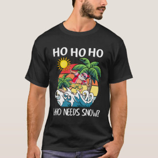 Weihnachten im Juli Santa Surfing Sommer Beach Vac T-Shirt