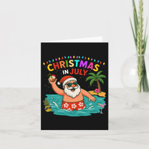 Weihnachten im Juli Shirt Jungs Kinder Santa Cocon Karte