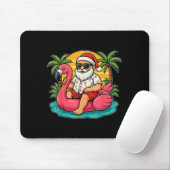Weihnachten im Juli Shirt Santa Flamingo Float Men Mousepad (Mit Mouse)
