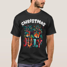 Weihnachten im Juli Shirt | Sommerurlaub am Strand