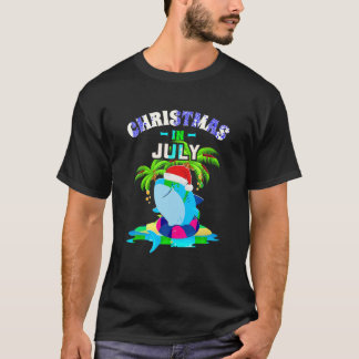 Weihnachten im Juli Shirt Summer Beach Vacation Sa
