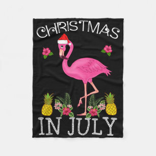 Weihnachten im Juli-Shirts für Frauen Rosa Flaming Fleecedecke