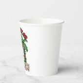 Weihnachten im Juli Snowman Sand Beach Pappbecher (Links)