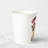 Weihnachten im Juli Snowman Sand Beach Pappbecher (Rechts)