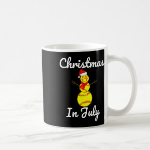 Weihnachten im Juli Softbyll Schneemann Santa Hut Kaffeetasse