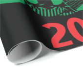 Weihnachten im Juli Sommer 2021 Rentierschnee froh Geschenkpapier (Rolleneckpunkt)