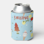 Weihnachten im Juli Sommer kann kühlen Dosenkühler (Kanne Vorderseite)