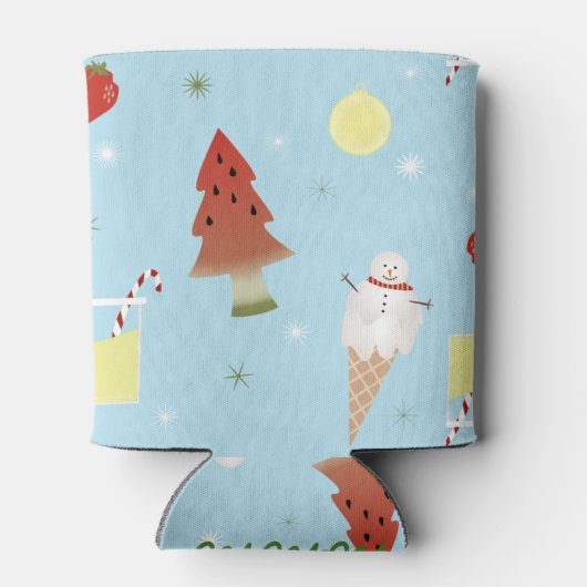 Weihnachten im Juli Sommer kann kühlen Dosenkühler (Rückseite)