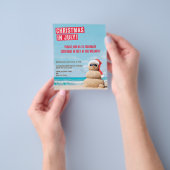 Weihnachten im Juli Sommer Party Flyer (Gruppe)