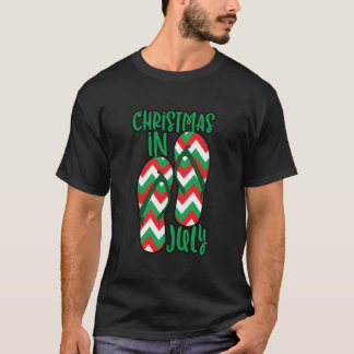 Weihnachten im Juli Sommer Sandals Weihnachten Str T-Shirt