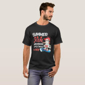 Weihnachten im Juli Sommer Sonne Weihnachtswasser T-Shirt (Vorne ganz)