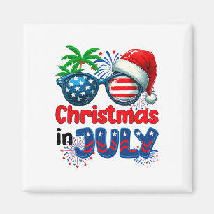 Weihnachten im Juli Sommer Strand Hawaii Santa Usa Magnet