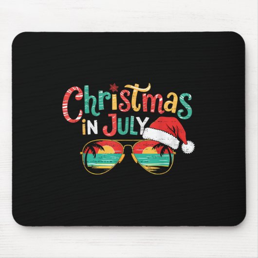 Weihnachten im Juli Sommer Weihnachten Beach Vacat Mousepad (Vorne)