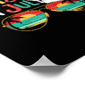 Weihnachten im Juli Sommer Weihnachten Beach Vacat Poster (Ecke)