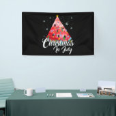 Weihnachten im Juli Sommerdesign Melon Weihnachten Banner (Messeveranstaltung)