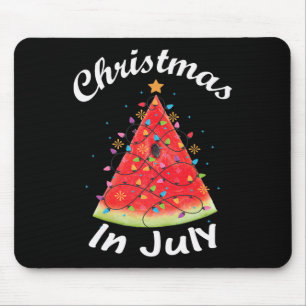 Weihnachten im Juli Sommerdesign Melone Weihnachts Mousepad