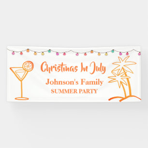 Weihnachten im Juli Sommerparty  Banner