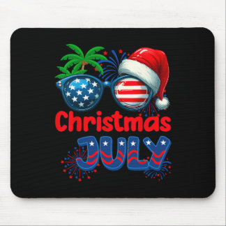 Weihnachten im Juli Sommerstrand Hawaii Santa Usa  Mousepad