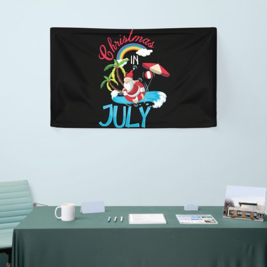 Weihnachten im Juli Sommerurlaub am Strand Banner (Messeveranstaltung)
