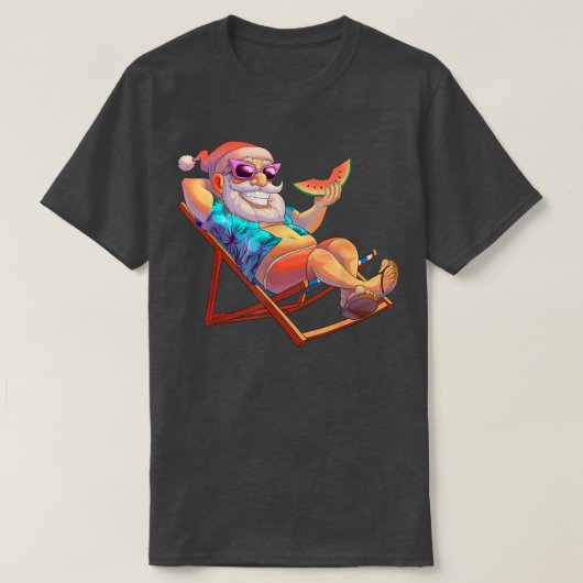 Weihnachten im Juli Sommerurlaub Hawa T-Shirt (Design vorne)