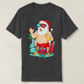 Weihnachten im Juli Sommerurlaub in Santa Clau T-Shirt (Design vorne)