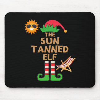 Weihnachten im Juli sonnengebräunter Elf Sommer St Mousepad
