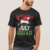 Weihnachten im Juli Squad Birthday Party Hawaiian T-Shirt (Vorderseite)
