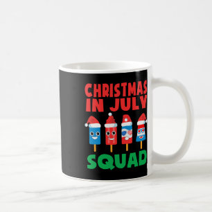 Weihnachten im Juli Squad Eis-Pop-Crew Weihnachtsm Kaffeetasse