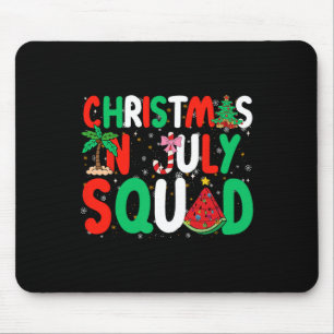 Weihnachten im Juli Squad Funny Summer Xmas Men Wo Mousepad