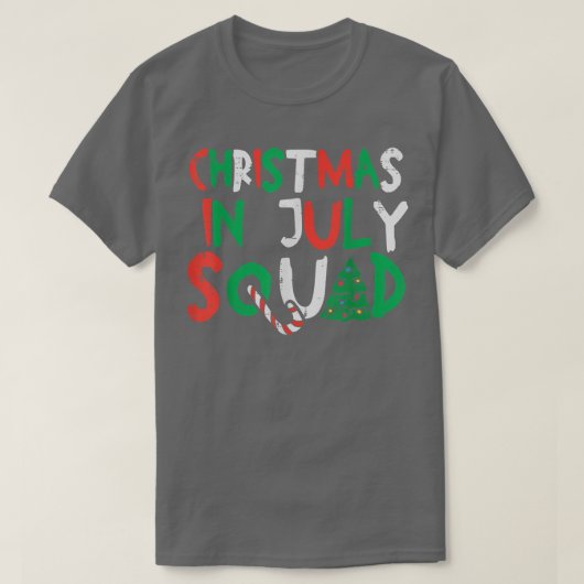 Weihnachten im Juli Squad Funny Summer Xmas Men Wo T-Shirt (Design vorne)