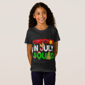 Weihnachten im Juli Squad Funny Summer Xmas T-Shirt (Vorne ganz)