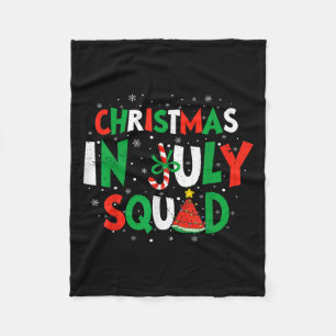 Weihnachten im Juli Squad lustige Sommerferien Män Fleecedecke