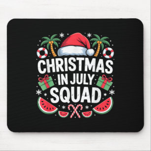 Weihnachten im Juli Squad lustige Sommerferien Män Mousepad