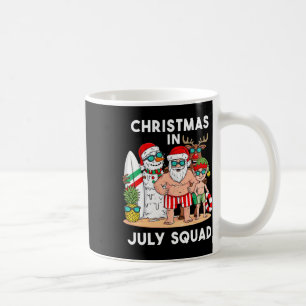 Weihnachten im Juli Squad Santa und Freunde Xmas J Kaffeetasse