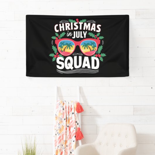 Weihnachten im Juli Squad Sonnenbrille Summer Beac Banner (Insitu)