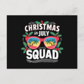 Weihnachten im Juli Squad Sonnenbrille Summer Beac Postkarte (Vorderseite)